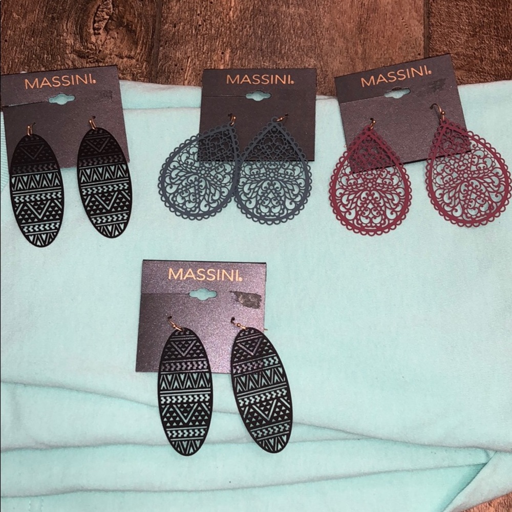 Massini NWT earrings.  Sold separately